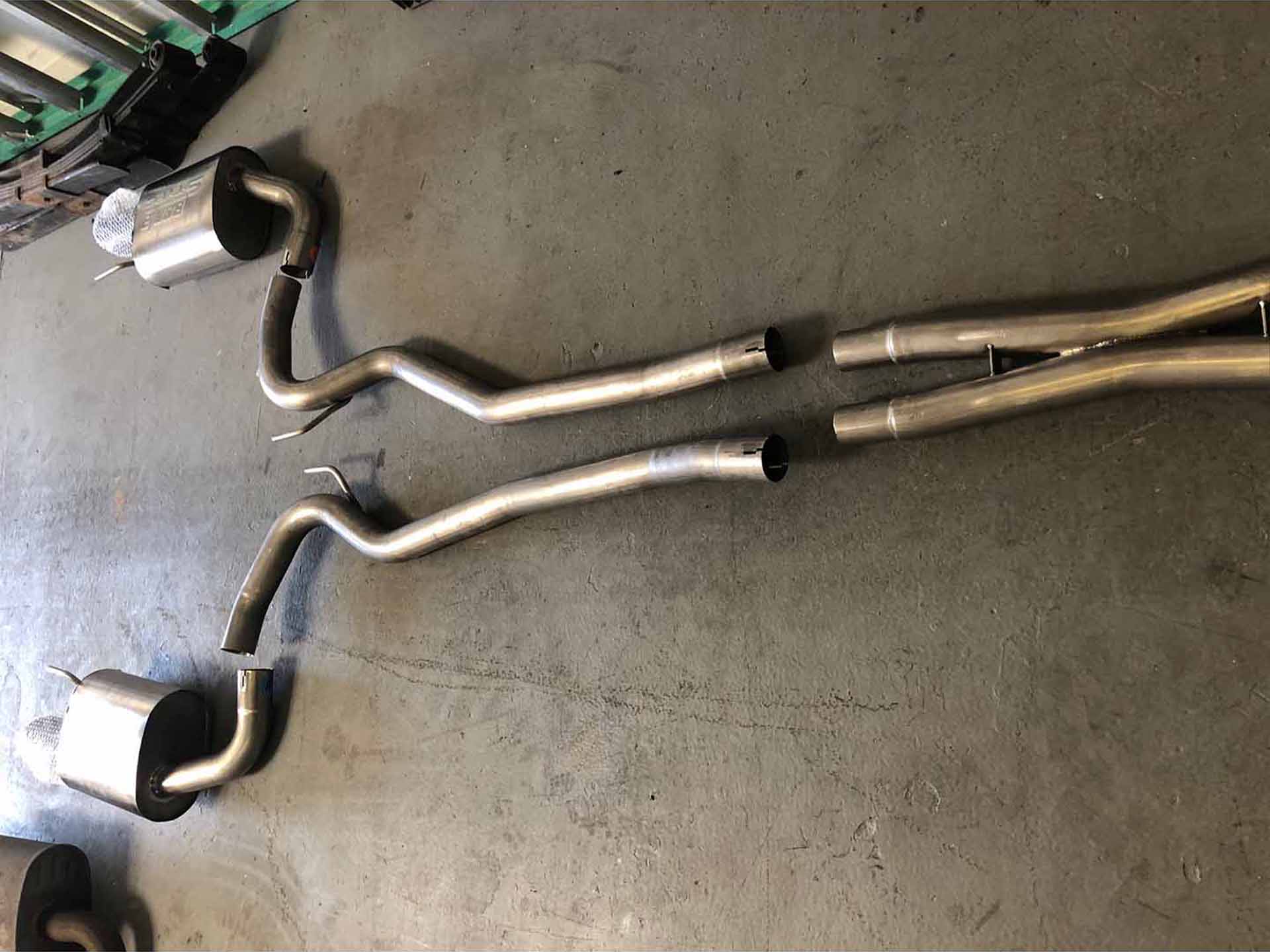 Mustang 5-0 Muffler After pipes