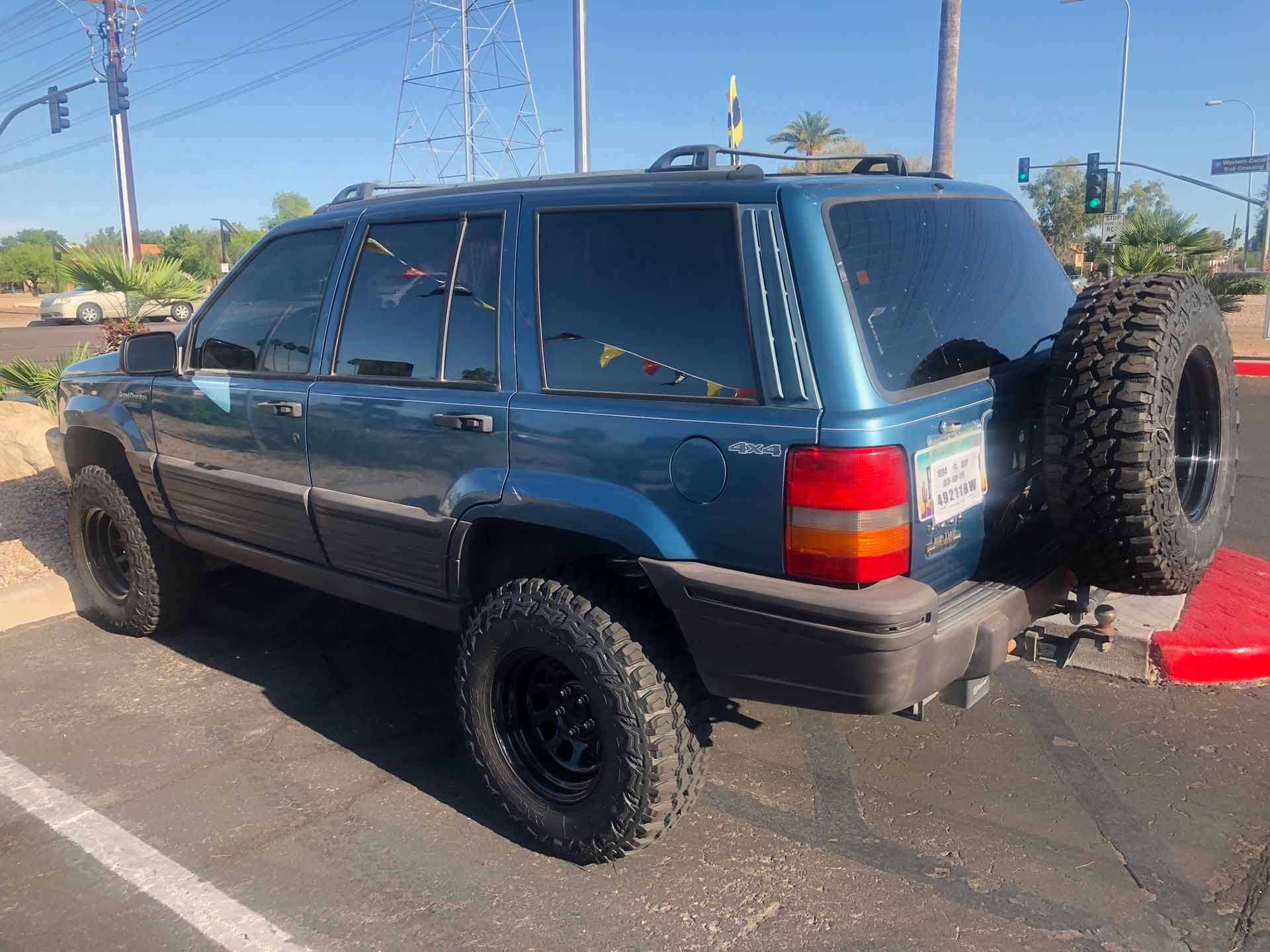 1994 Jeep Grand Cheerokee after rear