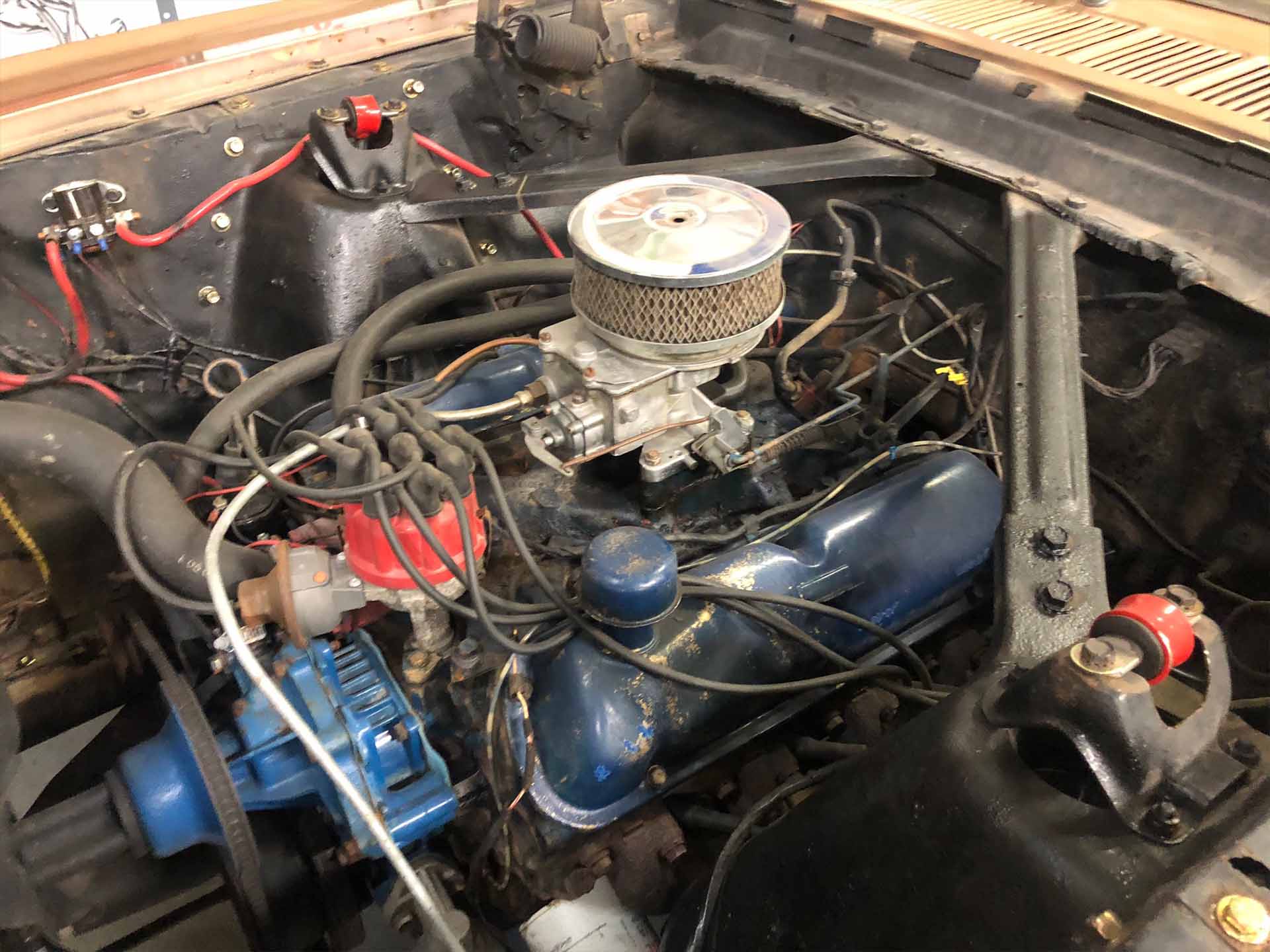 65 Mustang Engine before