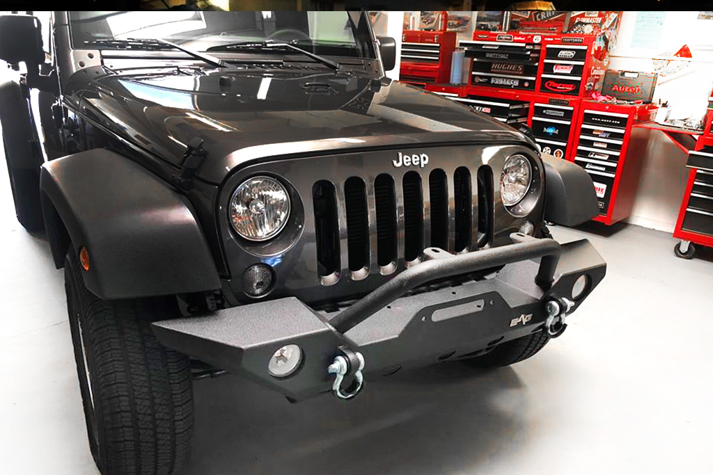 project jeep bumber install front