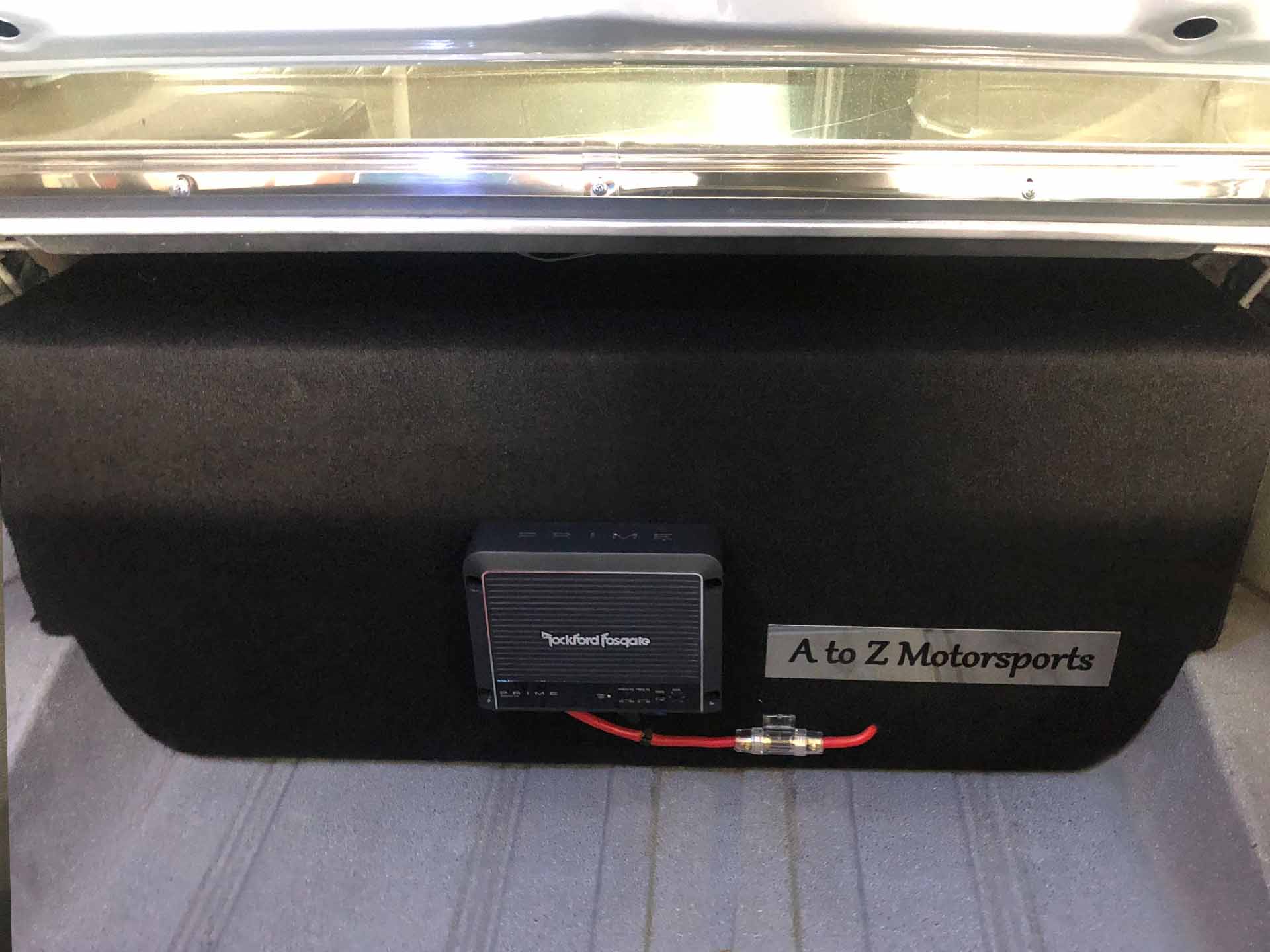 Chevy SS stereo box installed